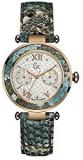 Guess Women's Analogue Quartz Watch with Leather Strap Y09002L1