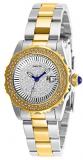 Invicta Women's Angel Quartz Watch with Stainless Steel Strap, Two Tone, 16 (Model: 28440)