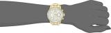 GUESS Women's U0559L2 Sporty Gold-Tone Stainless Steel Watch with Multi-function Dial and Pilot Buckle