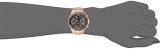GUESS Women's U0639L2 Modern Classic Rose Gold-Tone Watch with Grey Multi-Function Dial
