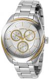 Invicta Women's Bolt Quartz Watch with Stainless Steel Strap, Silver, 18 (Model: 31222)