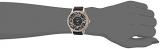 Invicta Women's Angel Stainless Steel Quartz Watch with Leather Calfskin Strap, Black, 18 (Model: 24565)