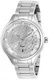 Invicta Women's Angel Quartz Watch with Stainless Steel Strap, Silver, 16 (Model: 27437)