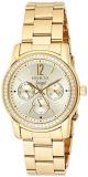 Invicta Women's 11770 Angel Gold Dial 18k Gold Ion-Plated Stainless Steel Watch