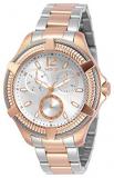 Invicta Women's Bolt Quartz Watch with Stainless Steel Strap, Two Tone Rose Gold, 18 (Model: 30896)