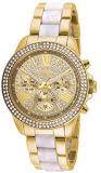 Invicta Women's Angel Quartz Watch with Stainless Steel Strap, Two Tone, 18 (Model: 20511)
