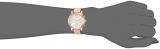 GUESS Women's Stainless Steel Analog Quartz Watch with Leather Strap, Pink, 17.3 (Model: GW0036L3)