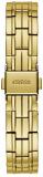 Guess Chelsea Womens Analog Quartz Watch with Stainless Steel Gold Plated Bracelet W1209L2