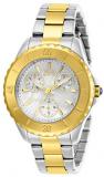 Invicta Women's Angel Quartz Watch with Stainless Steel Strap, Two Tone, 18 (Model: 29110)