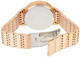 Guess Lattice Rose Gold Dial Stainless Steel Ladies Watch W1088L2
