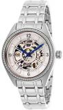 Invicta Objet D Art Automatic Crystal White Dial Ladies Watch 26355
