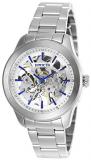 Invicta Vintage Lady Automatic Silver Skeleton Dial Ladies Watch 25750