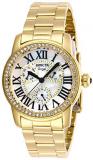 Invicta Women's Angel Quartz Stainless-Steel Strap, Gold, 20 Casual Watch (Model: 28472)