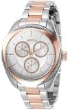 Invicta Women's Bolt Quartz Watch with Stainless Steel Strap, Two Tone Rose Gold, 18 (Model: 31225)