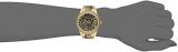 GUESS Women's U0465L1 Gold-Tone Animal Print Watch