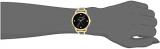 GUESS  Gold-Tone + Black Genuine Diamond Watch with Self-Adjustable Bracelet. Color: Gold-Tone (Model: U1198L3)