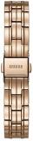 Guess Women's Year-Round Quartz Watch with Stainless Steel Strap, Rose Gold, 14 (Model: W0989L3)