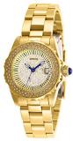 Invicta Women's Angel Quartz Watch with Stainless Steel Strap, Gold, 16 (Model: 28441)
