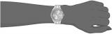 GUESS Women's Analog Quartz Watch with Stainless Steel Strap, Silver, 17 (Model: GW0033L1)