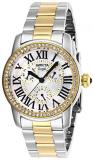 Invicta Women's Angel Quartz Stainless-Steel Strap, Two Tone, 20 Casual Watch (Model: 28471)