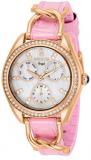 Invicta Women's Angel Quartz Watch with Stainless Steel Strap, Pink, 17 (Model: 31190)