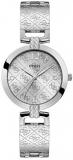 Guess g Luxe Womens Analog Quartz Watch with Stainless Steel Bracelet W1228L1