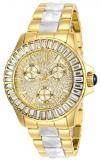 Invicta Women's Angel Quartz Watch with Stainless Steel Strap, Two Tone, 20 (Model: 29104)
