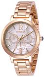 Invicta Women's Angel Quartz Watch with Stainless Steel Strap, Rose Gold, 16 (Model: 31085)