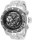 Invicta Men's Venom Quartz Watch with Stainless Steel Strap, Silver, 26 (Model: 31498)