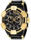 Invicta Men's JT Quartz Watch with Stainless Steel, Carbon Fiber Strap, Black and Gold, 32 (Model: 32831)