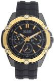 Guess Watches Bolt Mens Analog Quartz Watch with Silicone Bracelet W1302G2
