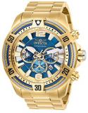Invicta Men's Bolt Quartz Watch with Stainless Steel Strap, Gold, 26 (Model: 272...