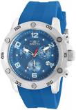 Invicta Pro Diver Chronograph Blue Dial Blue Polyurethane Mens Watch 20031