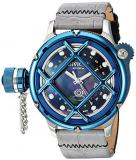 Invicta Men's 'Russian Diver' Swiss Quartz Stainless Steel and Two Tone Leather Casual Watch (Model: 18590)