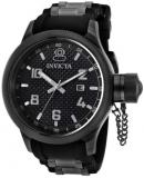 Invicta Men's 0555 Russian Diver Collection Black Rubber Watch