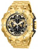 Invicta Men's Reserve Quartz Watch with Stainless Steel Strap, Gold, 31 (Model: ...
