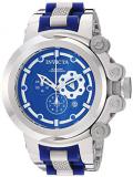 Invicta Men's Coalition Forces Quartz Watch with Stainless Steel Strap, Silver, 26 (Model: 28403)