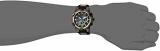 Invicta Men's Aviator Stainless Steel Quartz Watch with Polyurethane Strap, Two Tone, 28 (Model: 23691)