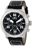 Invicta Men's 16753 &quot;Specialty&quot; Stainless Steel Watch with Black Leather Band