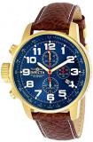 Invicta Men's Force 3329 Blue Leather Japanese Chronograph Fashion Watch