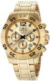 Invicta Men's 1503 Chronograph 18k Gold Ion-Plated Stainless-Steel Watch