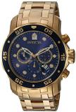 Invicta Men's Pro Diver Quartz Watch with Gold-Tone-Stainless-Steel Strap, 26 (M...