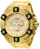 Invicta Men's Reserve Quartz Watch with Stainless Steel Strap, Gold, 31 (Model: 29542)
