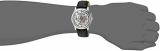 Invicta Men's Objet D Art Stainless Steel Automatic-self-Wind Watch with Leather-Calfskin Strap, Black, 22 (Model: 22610)