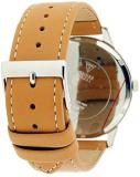 Guess Watches Men's Guess Men's Leather Brown-Beige Watch