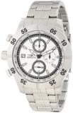 Invicta Men's 11274 Specialty Chronograph Light Silver Textured Dial Stainless S...