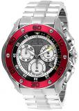 Invicta Men's Reserve Quartz Stainless-Steel Strap, Silver, 26 Casual Watch (Model: 26568)