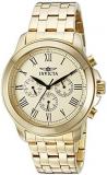 Invicta Men's 21658 Specialty Analog Display Swiss Quartz Gold-Plated Watch