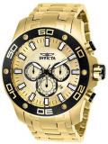 Invicta Men's Pro Diver Quartz Watch with Stainless Steel Strap, Gold, 30 (Model...