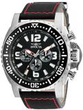 Invicta 20076 Men's Pro Diver Black Dial Black Nylon Strap Watch